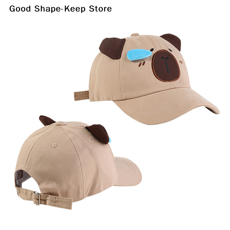 Golf Cap Dad - หมวกเบสบอลปักลายคาปิบาร่า หมวกแก๊ปกันแดด หมวกแฟชั่นระบายอากาศ หมวกกอล์ฟ หมวกคาปิบาร่าสำหรับทุกเพศ