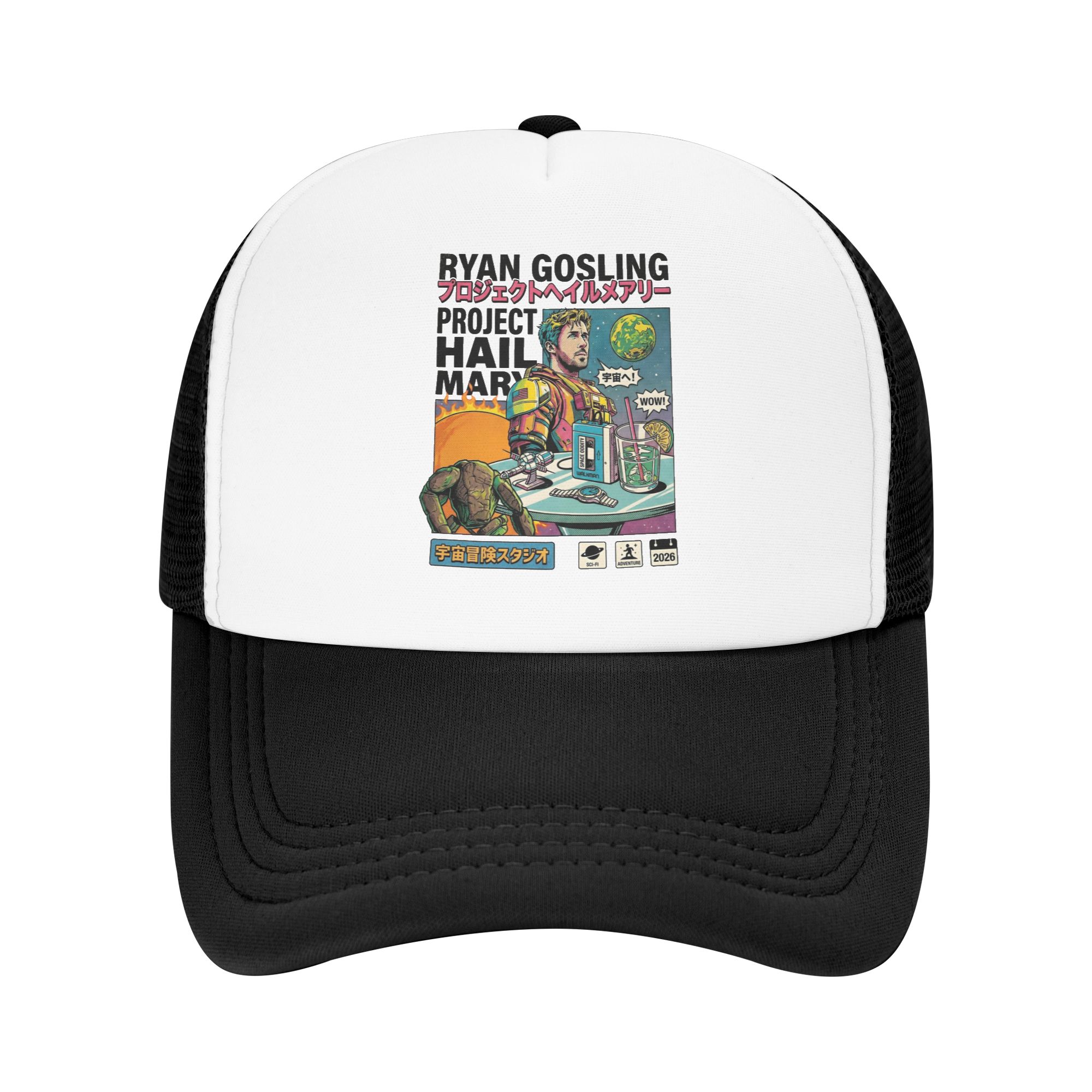 Golf Cap Dad - หมวกแก๊ปผู้ใหญ่ รุ่น Hail Mary แฟชั่นตาข่าย หมวกเบสบอล