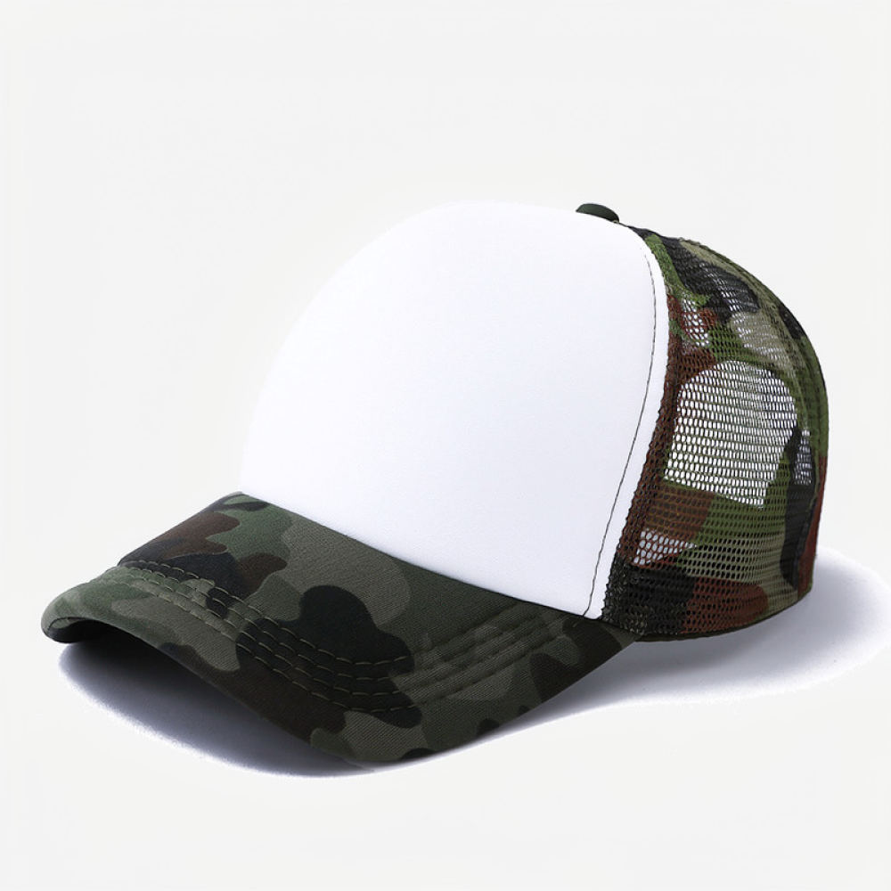 Trucker Cap Mesh - หมวกตาข่ายระบายอากาศสำหรับฤดูร้อน ใส่ได้ทั้งชายและหญิง ลายดาวแฟชั่น หมวกทรัคเกอร์ หมวกเบสบอลฟองน้ำปรับได้ สำหรับกันแดดกลางแจ้ง