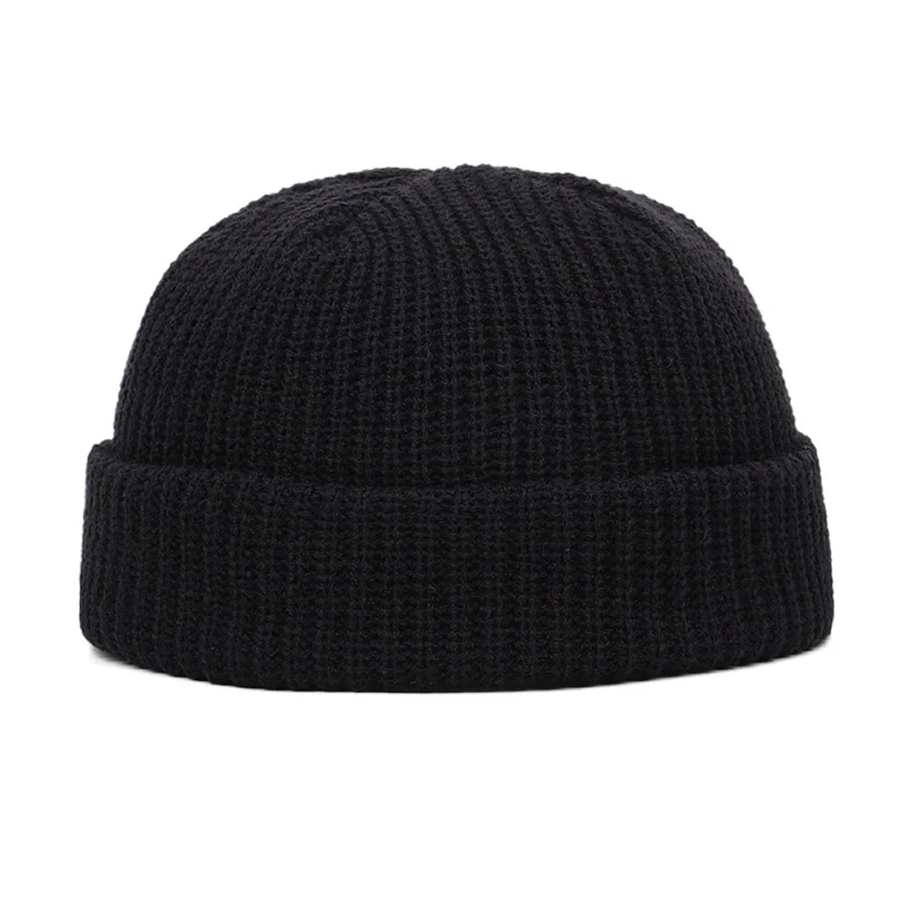 หมวกบีนนี่ถักแบบยูนิเซ็กส์ สีพ - Beanie Cuffed Knit บทวิจารณ์และราคา