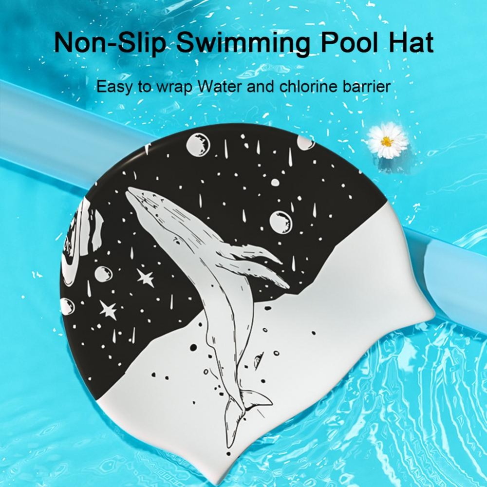 หมวกว่ายน้ำพิมพ์ลายสองด้าน ไม่ - Swim Hat Silicone บทวิจารณ์และราคา