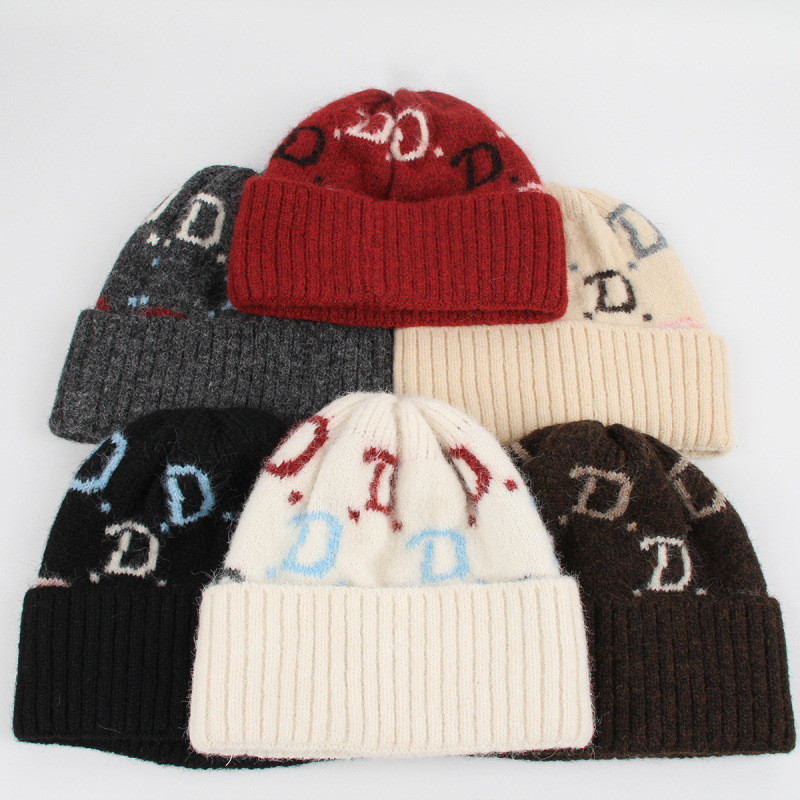 หมวกบีนนี่ถักลายแจ็คการ์ด ลวดล - Beanie Cuffed Knit บทวิจารณ์และราคา